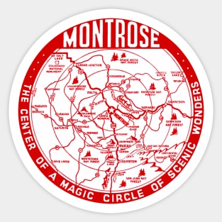 1940's Montrose Colorado Sticker